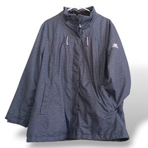 ZeroXposur Charcoal Gray Ski Jacket Snow Waterproof Warm Activewear Winter XL